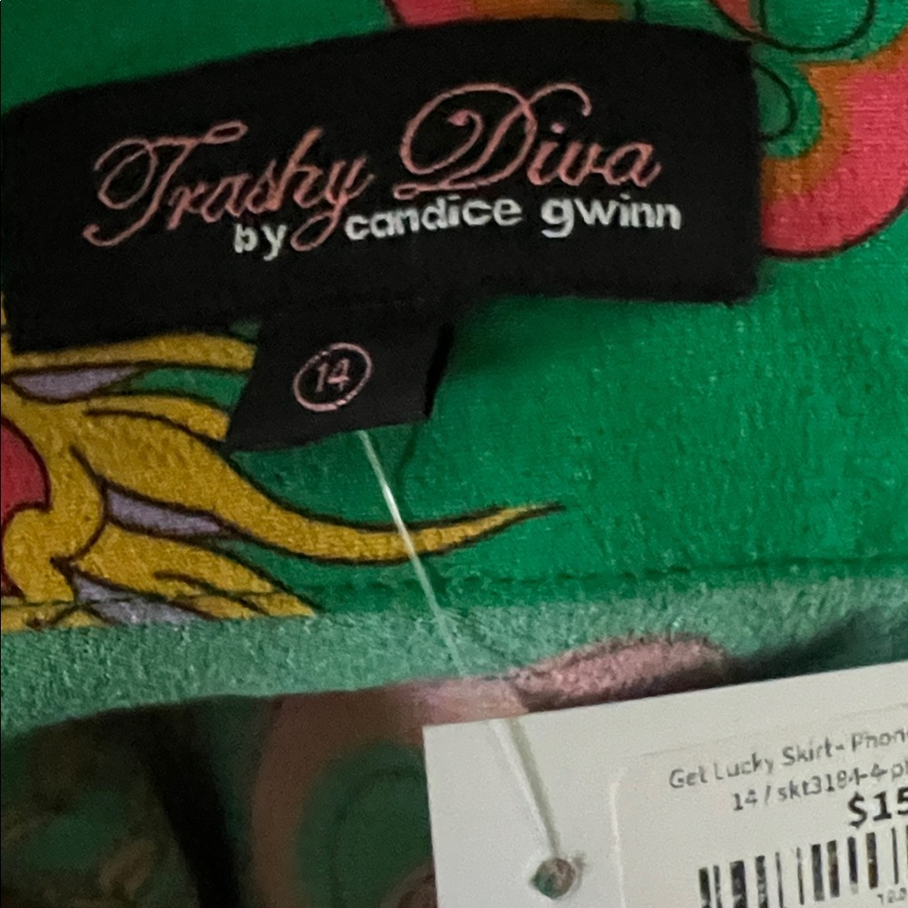 Trashy Diva Phoenix and Dragons maxi skirt NWT - Picture 4 of 4